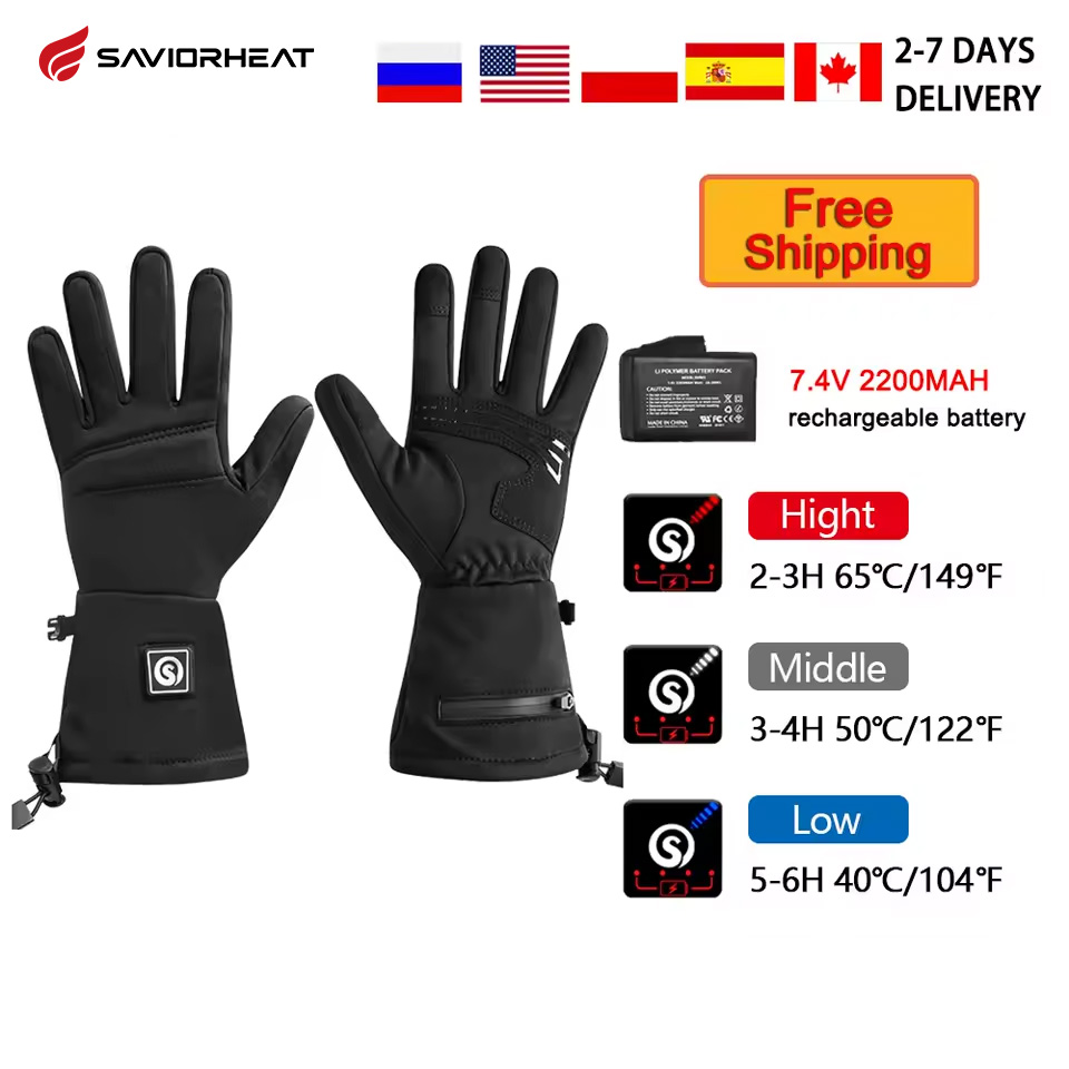 Snow Deer S18 Winter Heated Gl - Heated Gloves Electric 评论和价格