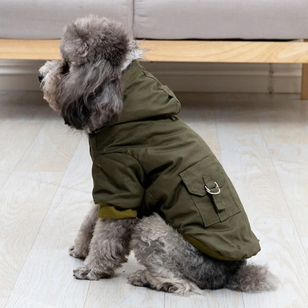 Pet Winter Thickened Hiking Co - Winter Clothing Hiking 评论和价格